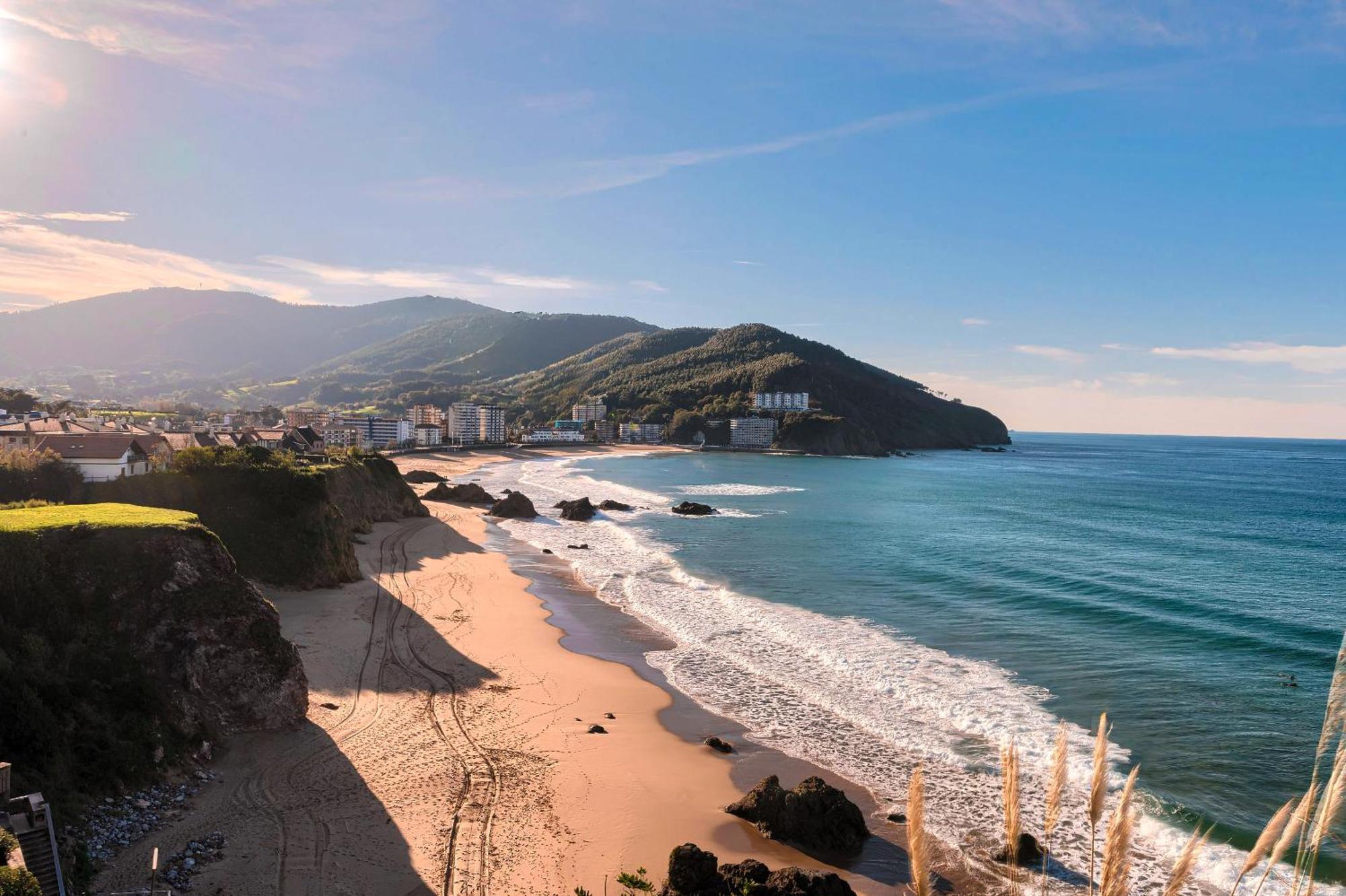 Apartamento Vistas 180º al mar/puesta de sol/Free Wifi-parking Bakio Exterior foto