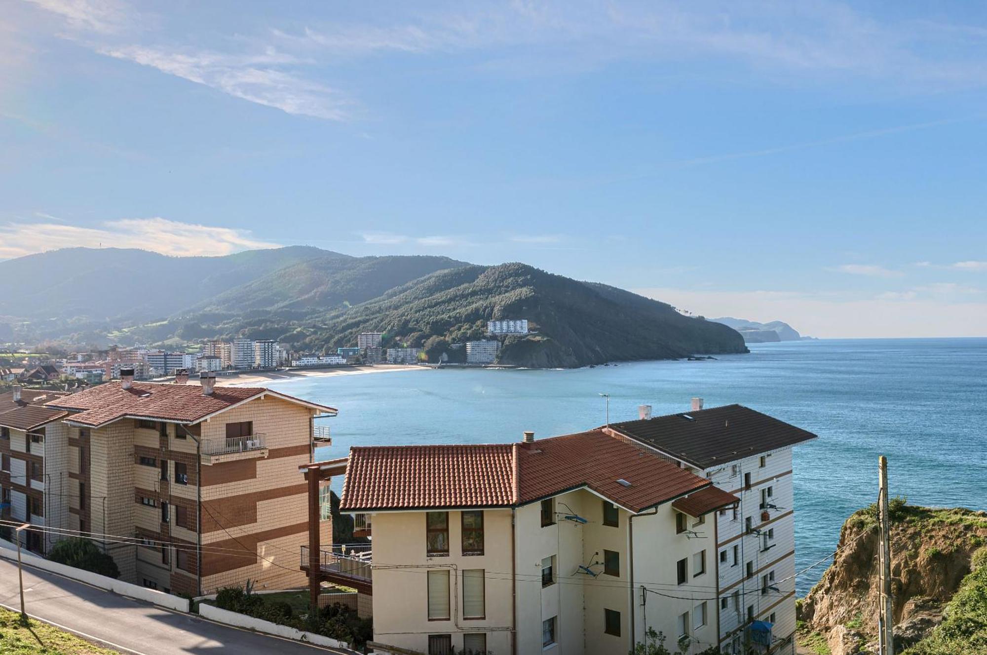 Apartamento Vistas 180º al mar/puesta de sol/Free Wifi-parking Bakio Exterior foto