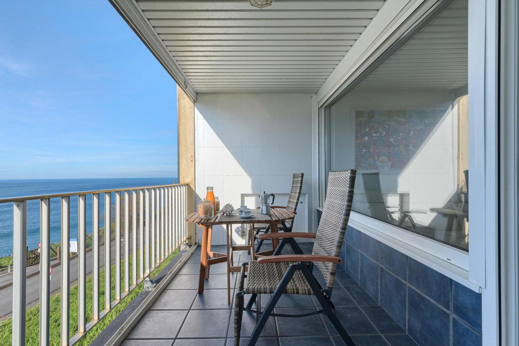 Apartamento Vistas 180º al mar/puesta de sol/Free Wifi-parking Bakio Exterior foto